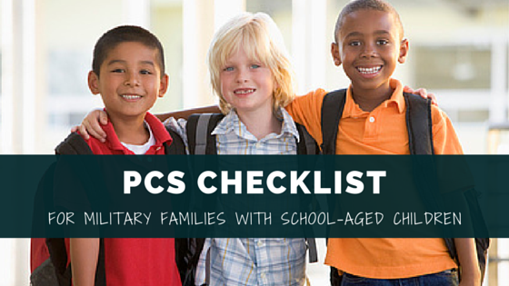 PCS Checklist for Military Families with School-Aged Children